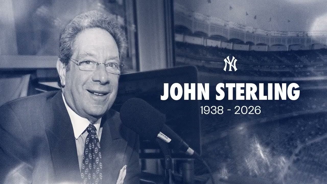 The New York Yankees honor legendary broadcaster John Sterling with a pregame ceremony 💙