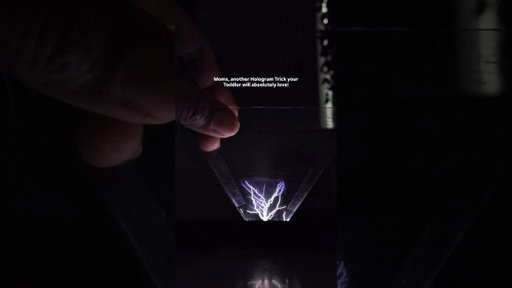 How to make a 3D hologram at home that your kids will absolutely love!  #hologram #viral #trending