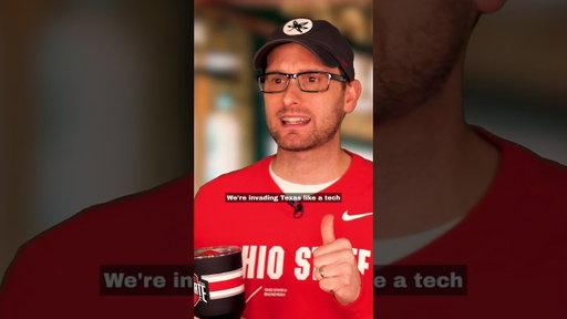 Hook 'Em or Go Bucks? 😂  #texas #ohiostate #hookem #gobucks #collegefootball