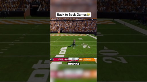 This Happened in Back to Back games🤣 #collegefootball26 #cfb26 #gaming #thegoosetv #fyp