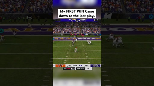 My first win came down to the last play of the game… #madden26 #gaming #thegoosetv #madden #shorts