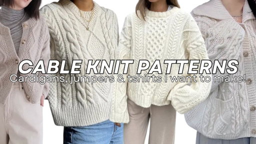 The BEST Cable Knitting Patterns for Autumn Winter