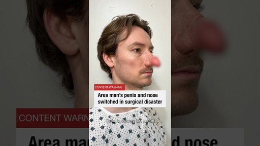 Man’s Penis and Nose Switched in Surgery 😱 #news #skincare #scary