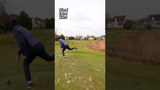 Throw, Driver, Or Normal?! Who Wins? #shorts #golf #golfing #versus #par