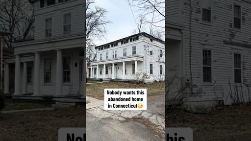 You’ve never seen this old home before😳 #connecticut #abandonedplaces