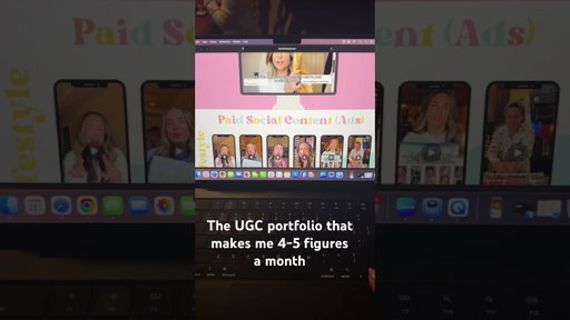 My UGC portfolio is my pride and joy ✨ #contentcreator #creativecontentcreator #ugc #ugccreator
