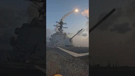 US Launches Missiles From Sea During Iran Military Operation
