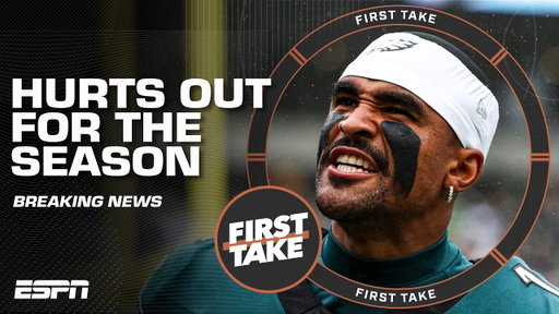 BREAKING: Jalen Hurts OUT FOR SEASON after blood clots discovered in lungs | First Take