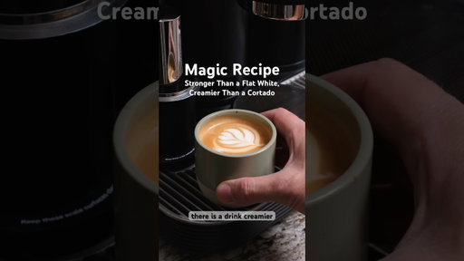 Magic Recipe: Stronger Than a Flat White, Creamier Than a Cortado #homebarista #coffee #coffeerecipe