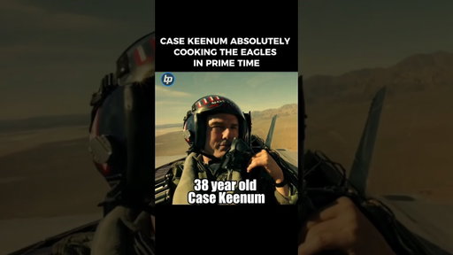 The Eagles Were NOT Ready for Case Keenum 👀 #shorts