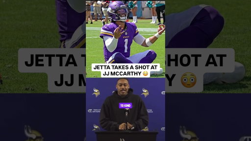 Justin Jefferson had some choice words for JJ McCarthy