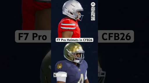 A Closer Look at the Schutt F7 Pro Helmets in #CFB26