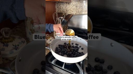 Blueberry pancake coffee syrup 🫐🥞