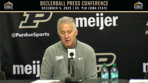 BoilerBall Postgame Press Conference vs. Iowa State