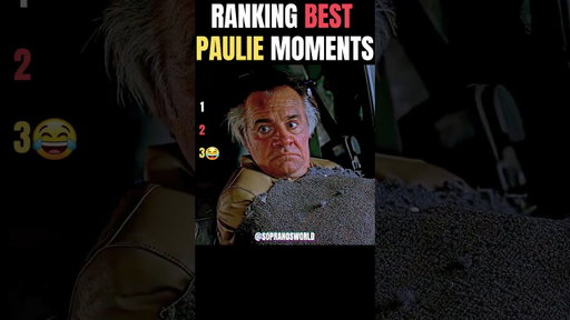 RANKING PAULIE BEST MOMENTS #soprano #thesopranos