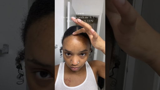 Do my Edges with Me #babyhairs #grwm