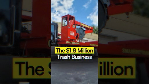 He made $1.8 million by selling a trash franchise