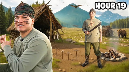 I Survived 24 Hours In The Wilderness!