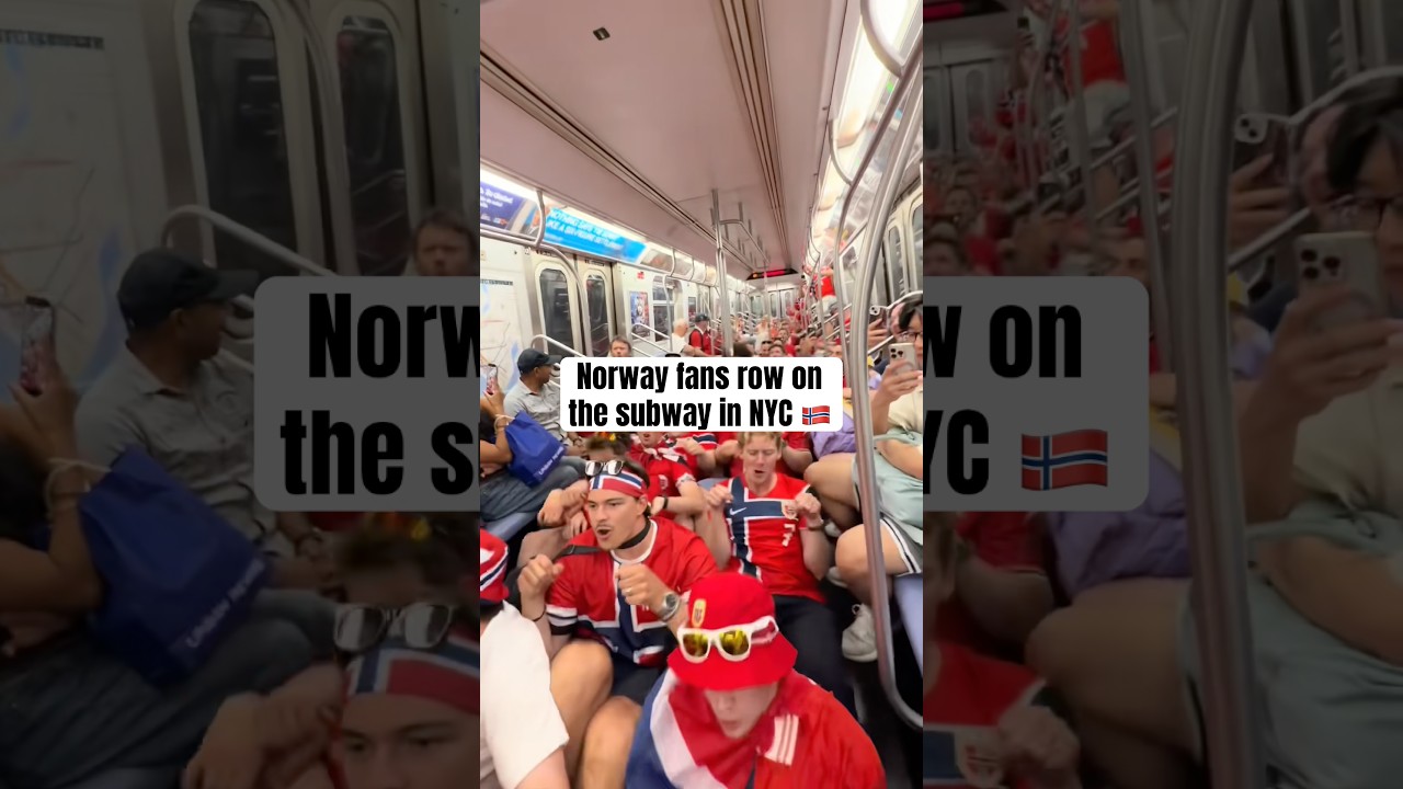 The viking row has taken over NYC 😂