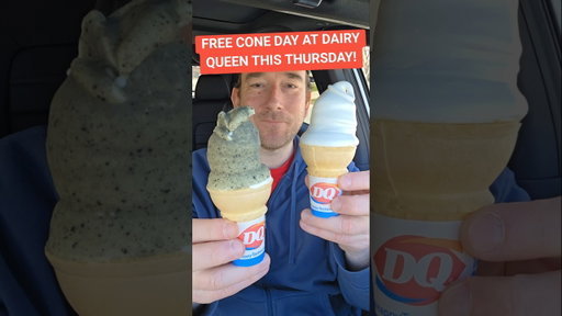 Dairy Queen FREE Cone Day This Week 🍦🔥 #dq #icecream #freefood