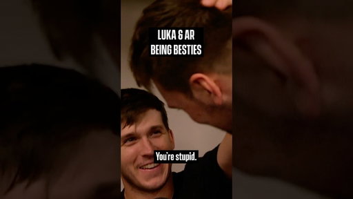 Luka & Austin ALWAYS at it in the postgame pressers 😂 #lakers