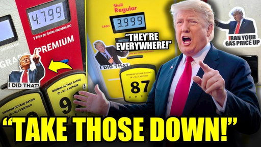 MAGA Rages After Trump Stickers Appear At Pumps!