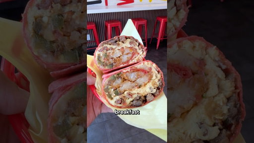 Huge Breakfast Burrito! 🤩🌯