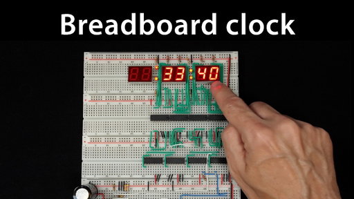 Building the minutes and seconds for my clock: Breadboard clock part 4