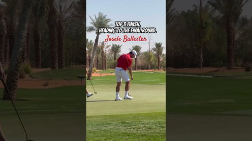 Finishing top 3 and headed to the final round of PIF Saudi International! #golfswing #golfputt