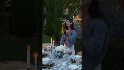 When hosting is your love language. Just a casual little evening.