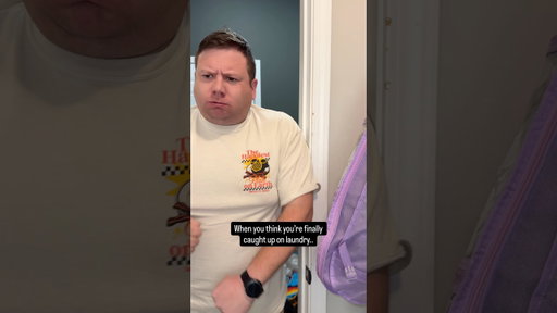 It’s literally never ending.. #comedy #laundry #marriage #parenting