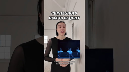 POINTE SHOES NEED TO BE QUIET #ballet #pointe #ballerina