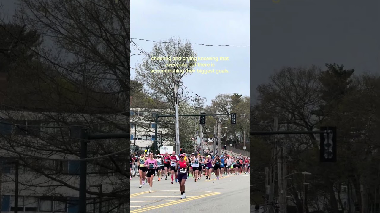 i love the boston marathon #dayinmylife #runner #athlete #running #marathon #bostonmarathon #fast