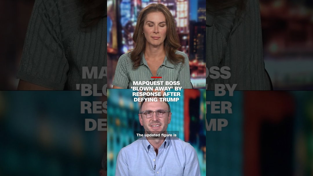 MapQuest boss 'blown away' by response after defying Trump