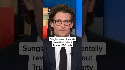 Sunglasses accidentally reveal truth about Trump’s 250 party