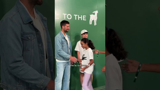 🐐 on 5th ave to meet the fans who’ve supported him since day one. 👋 Novak Djokovic