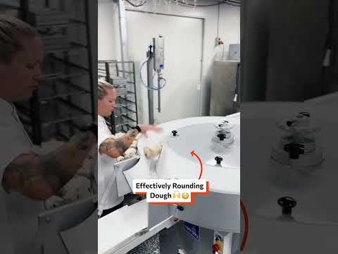 This Dough Rounding Machine Is INSANELY Satisfying To Watch! 🍞🥖🤤