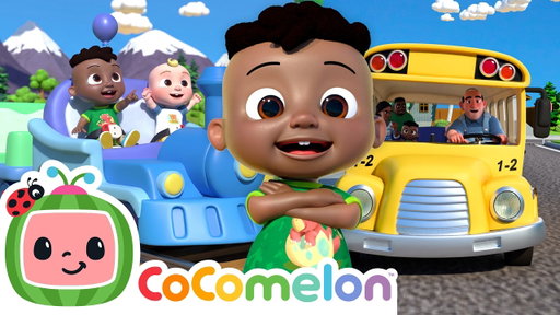 Wheels on the Bus vs Train! 🚍🚂 | It's Cody Time 🍉 | CoComelon Songs for Kids & Nursery Rhymes