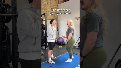 The day every gym-goer fears 🫠📱👀 #Gym #Couples #Comedy #Sketch #Relatable #JoeySwoll #Viral #Lol