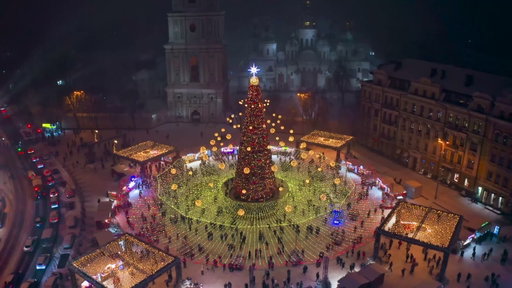 Michael Bublé - Christmas (Global Cities Yule Log)