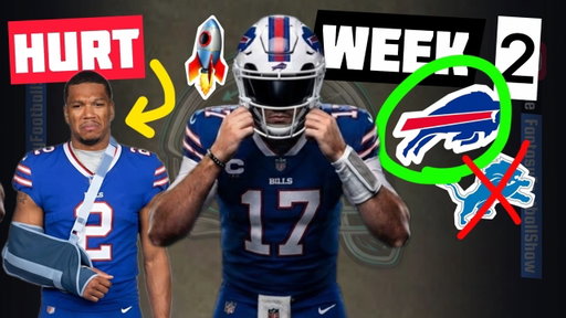 Josh Allen & James Cook EXPLODE; DJ Moore HURT bad
