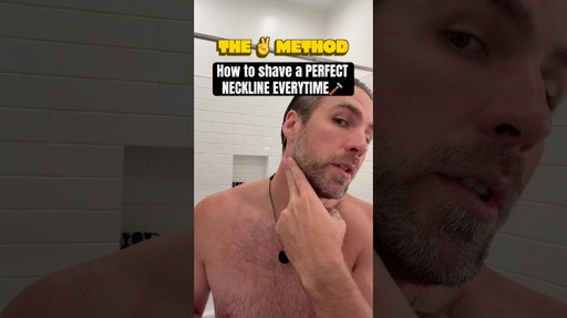 How to Shave the PERFECT Neckline EVERYTIME