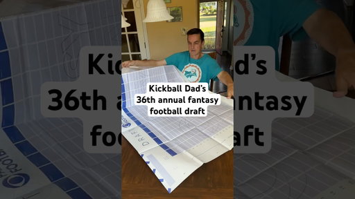 Kickball Dad’s 36th Annual Fantasy Football Draft