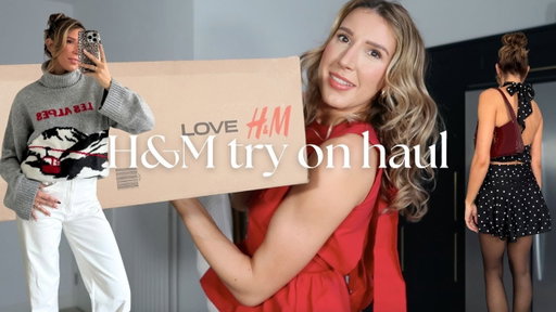 H&M Try On Haul // Winter Outfits, Festive Party Outfits & cosy loungewear
