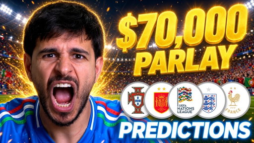 I'm Betting $70,000 on Nations League THIS WEEK! Soccer Best Bets, Tips & Predictions