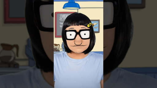 Uhhhhhh TINA BELCHER MAKEUP 🍔 | EllaDoesFx | #shorts #bobsburgers