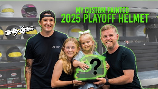 Justin Allgaier 2025 Playoff Helmet