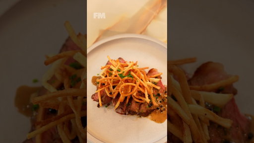 The art of French cooking meets the art of comedy. 🥩✨
