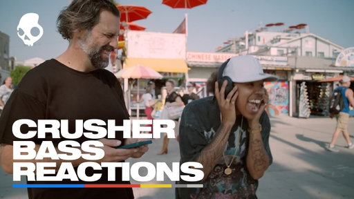 Real Crusher Bass Reactions in Venice Beach, California