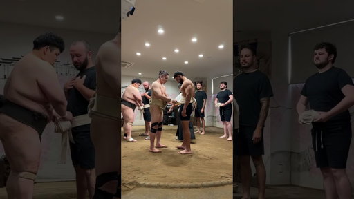 I Tried Sumo Wrestling In Japan 🇯🇵.  #japan #shorts #explore